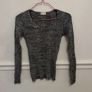 Forever 21 Ribbed Long Sleeve Top - Size S